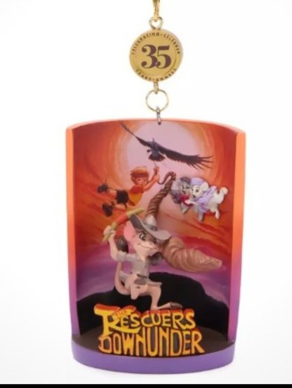 The Rescuers Down Under Legacy Sketchbook Ornament – 35th Anniversary – LE